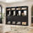 Wood Closet System with Mirrors-1338649040