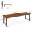 78.7" Extra Long Desk, Large 2-Person Computer Desk Writing Desk