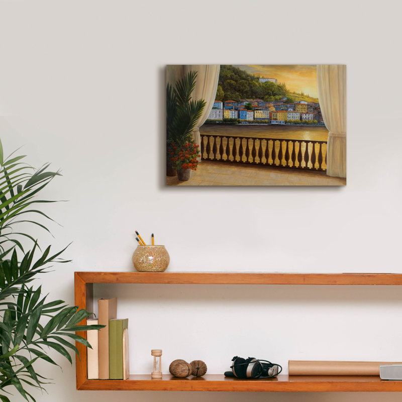 «Italian View» par Diane Romanello, H 12 po x l 18 po x P 0,75 po