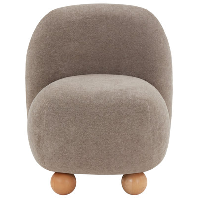 Kalia Boucle Bun Foot Accent Chair