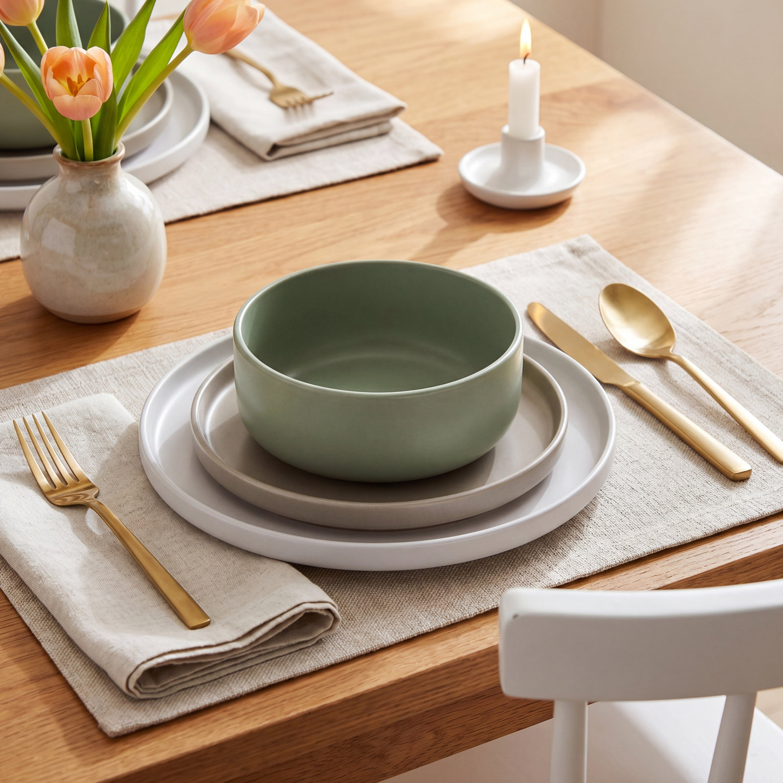 Rollo Alta 12 Stoneware Dinnerware Set
