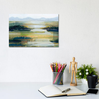 Lime Strata II by Grace Popp - Gallery-Wrapped Canvas Giclée on Canvas
