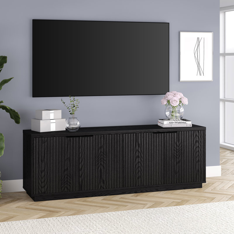 Cloran TV Stand for TVs up to 78", Espresso Wood