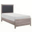 Lit tapissier standard à profil bas Hooksett-1412085289