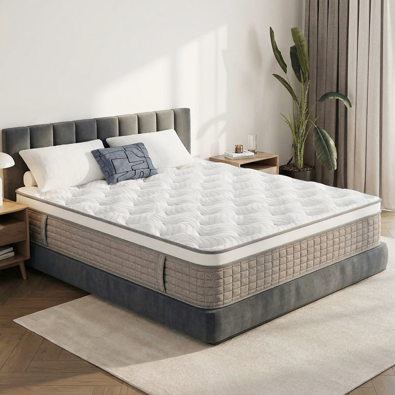 Matelas en mousse viscoélastique gélifiée 12 po, Lit double