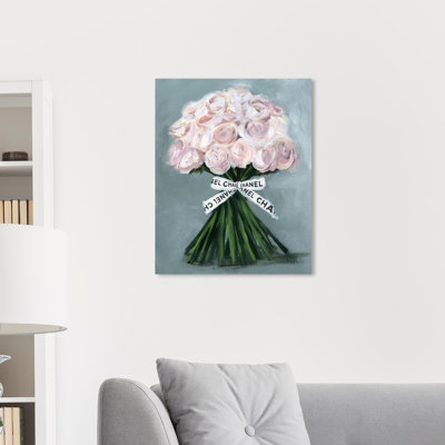 " Floral And Botanical The Perfect Bouquet, Glam Pink " by Oliver Gal