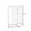 Meuble d'appoint en bois massif gris-2035139941
