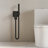 Square Bidet Faucet with Handheld Sprayer, Hot and Cold Temperature Control, Brass Body-116649942