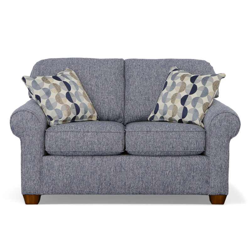 Tobias 61'' Upholstered Loveseat, Dark Gray