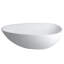 Baignoire de trempage autoportante 59 po en résine pierre, blanc mat, position de dossier confortable, position de trop-plein efficace, drain