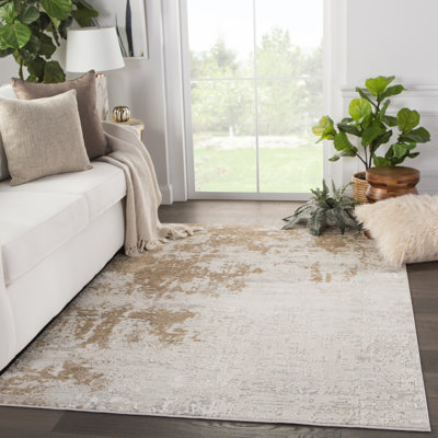 Tapis abstrait gris