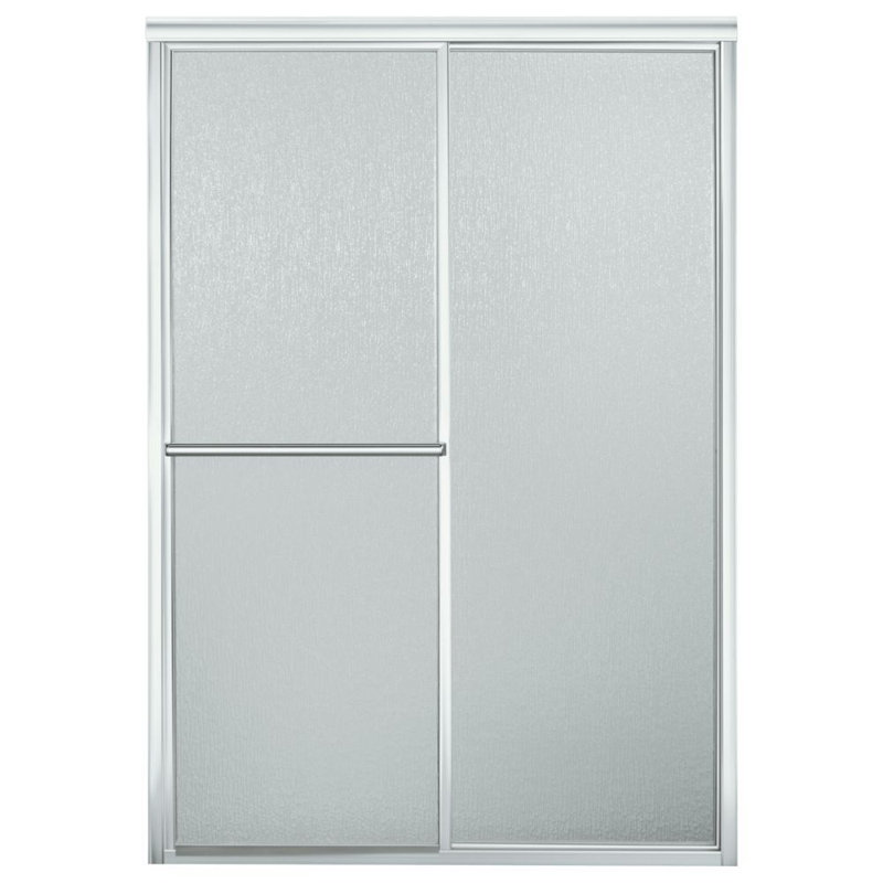 Deluxe 48" x 70" Bypass Shower Door, Silver