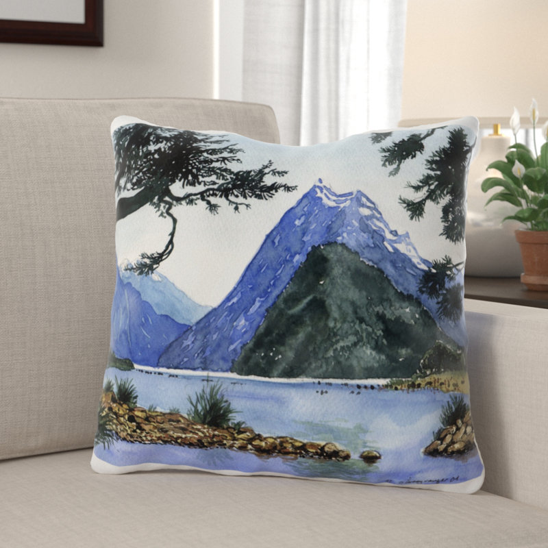 Housse et insert de coussin carré Shelby, Microsuède, Intérieur