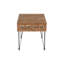 Table de bout en bois massif avec rangement Katrein