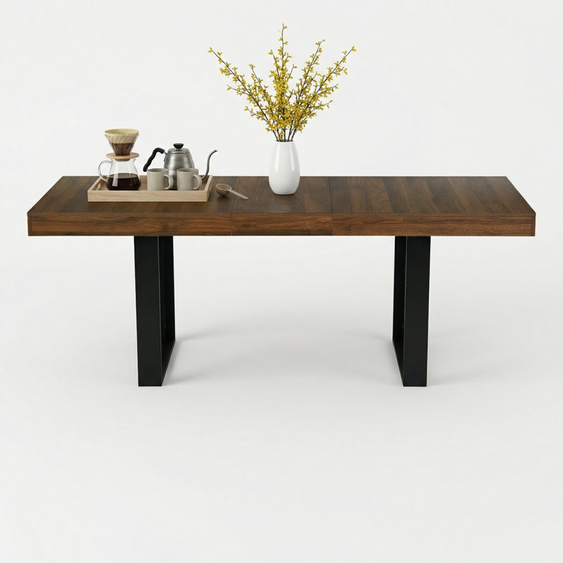 Extendable Dining Table, Brown