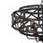 6 - Light 100% Iron Chandelier