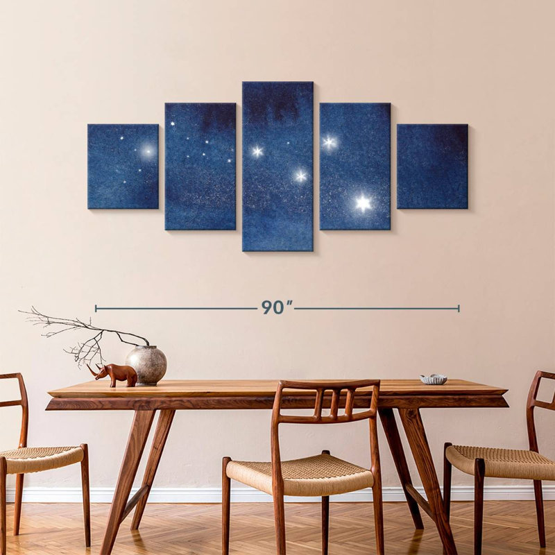 Pretty Night Sky, 42" H x 92" W
