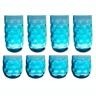Ensemble de verres en acrylique assortis 8 pièces Corentin