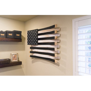 Wine Barrel American Flag