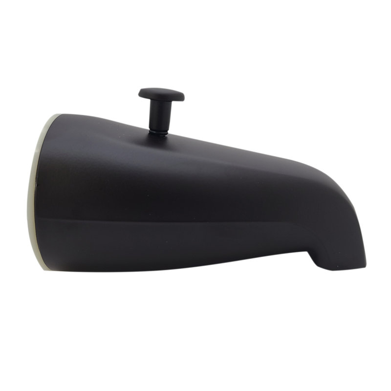 5-1/4" Rear Diverter Tub Spout with 1/2" or 3/4" IPS Rear Connection, Oil Rubbed Bronze