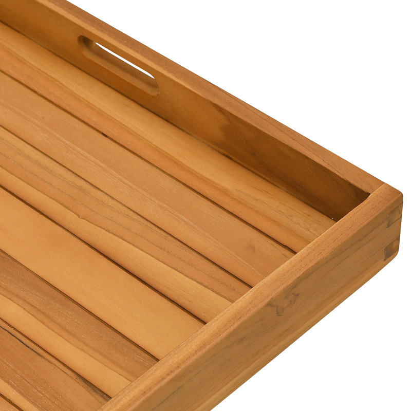 Amabelle Solid Wood Tray, 7cm H x 60cm W x 60cm D