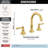 Two Handle Widespread Bathroom Faucet-125061983