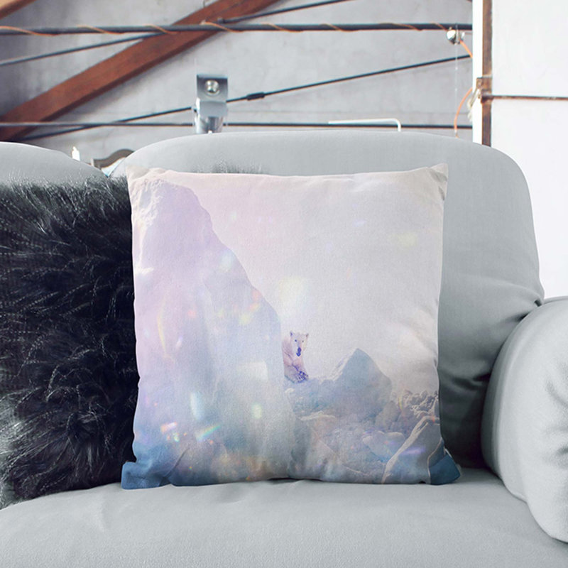 Square Throw Cushion, 55cm H x 55cm W x 20cm D