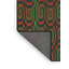 Tapis décoratif vert géométrique-1314029709