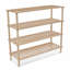 24 Pair Solid Wood Shoe Rack