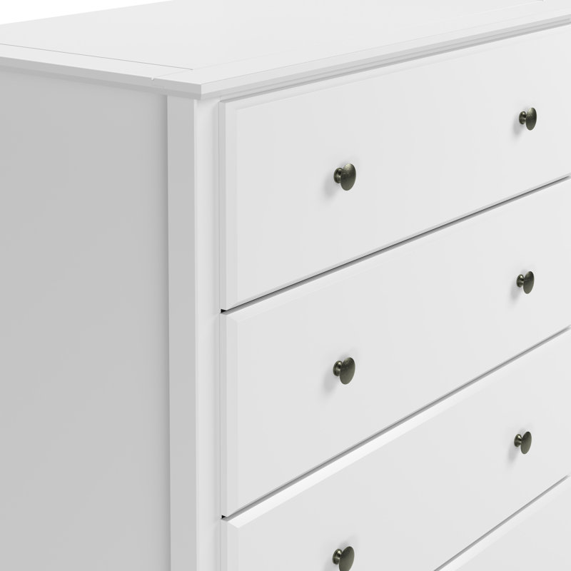Commode 5 tiroirs Faringdon, Blanc