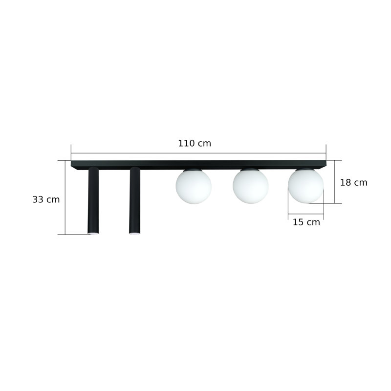 Burty Glass Flush Mount