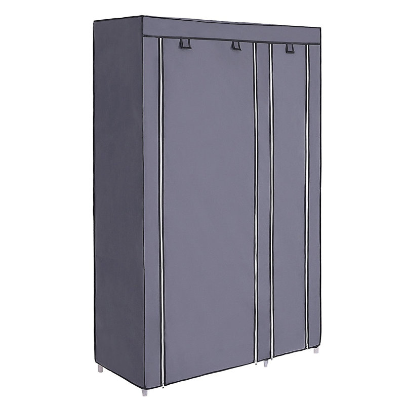 Mccary 110cm Portable Wardrobe, Grey