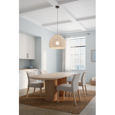 Luminaire suspendu 1 lumière Lunel 24 "