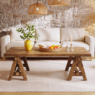 47" Solid Wood Coffee Table