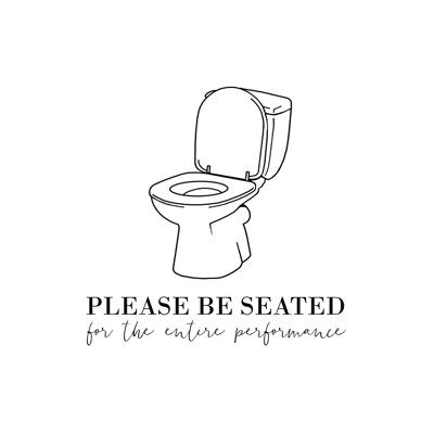 Please Be Seated - Wrapped Canvas Print
