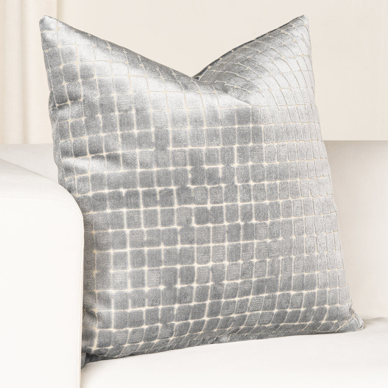Coussin de style montagnard, 20 po x 20 po, Plumes, Ciel