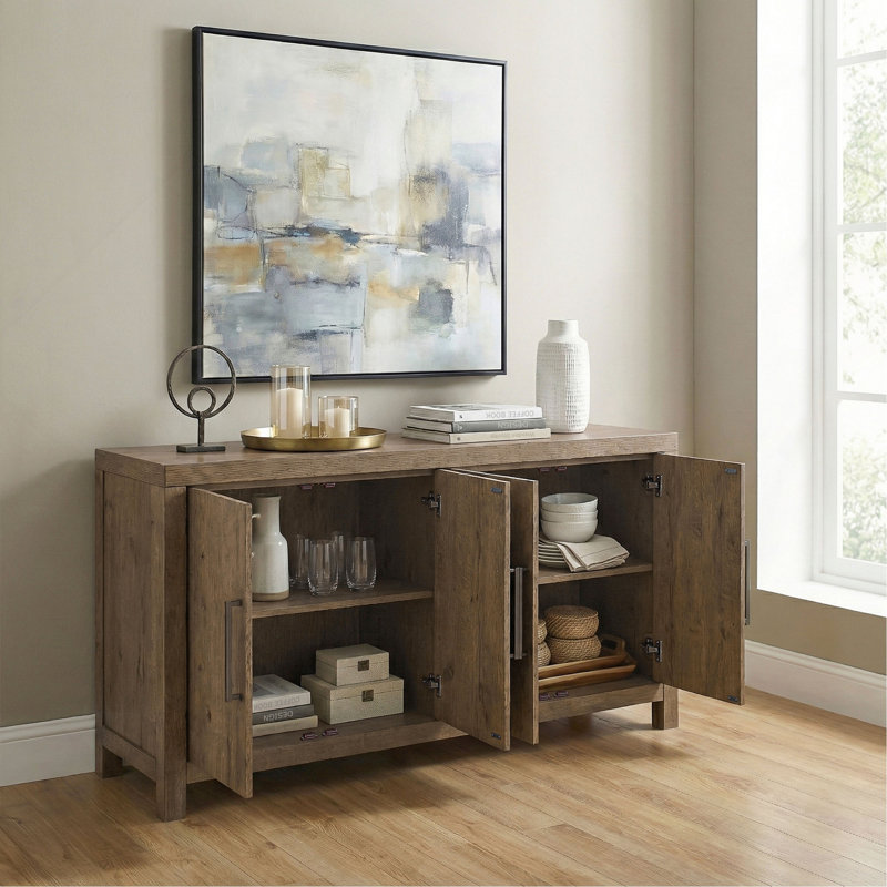 Armoire de rangement de style rustique moderne