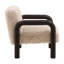 Johnson Faux Fur Occasional Chair, Sand-2065046462