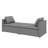 Modern Upholstered Chaise Lounger Daybed - A Small Single Size With 2 Built-In Drawers-1434645704