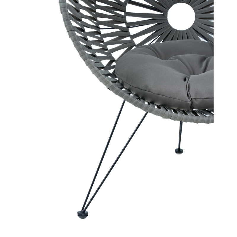  Chaise pour animal de compagnie avec coussin Kingman, Gris