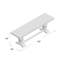 Banc de cuisine en bois Shoshone
