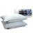 White Goose Feather Pillow 100% Cotton Queen Size 2 Pack All Season Bed Pillows For Side/Back Sleepers,28" L X 20" W
