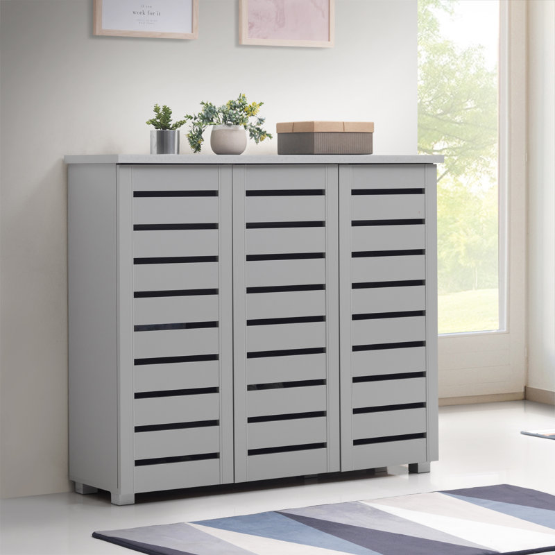 Ain Shoe Storage Cabinet, Light Grey