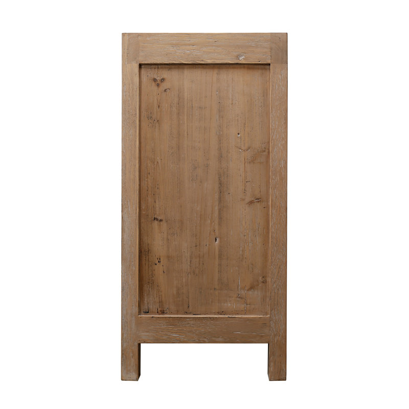 Capri 86.6'' W Solid Wood Sideboard
