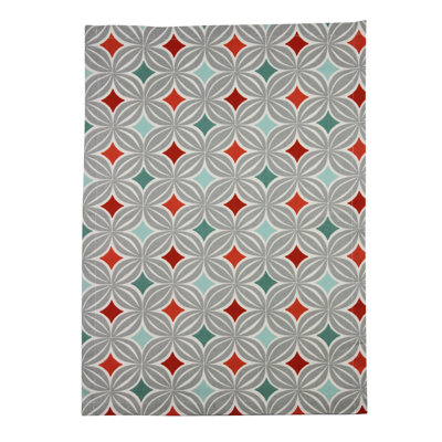 Mosley Linen Geometric Rectangle Napkin