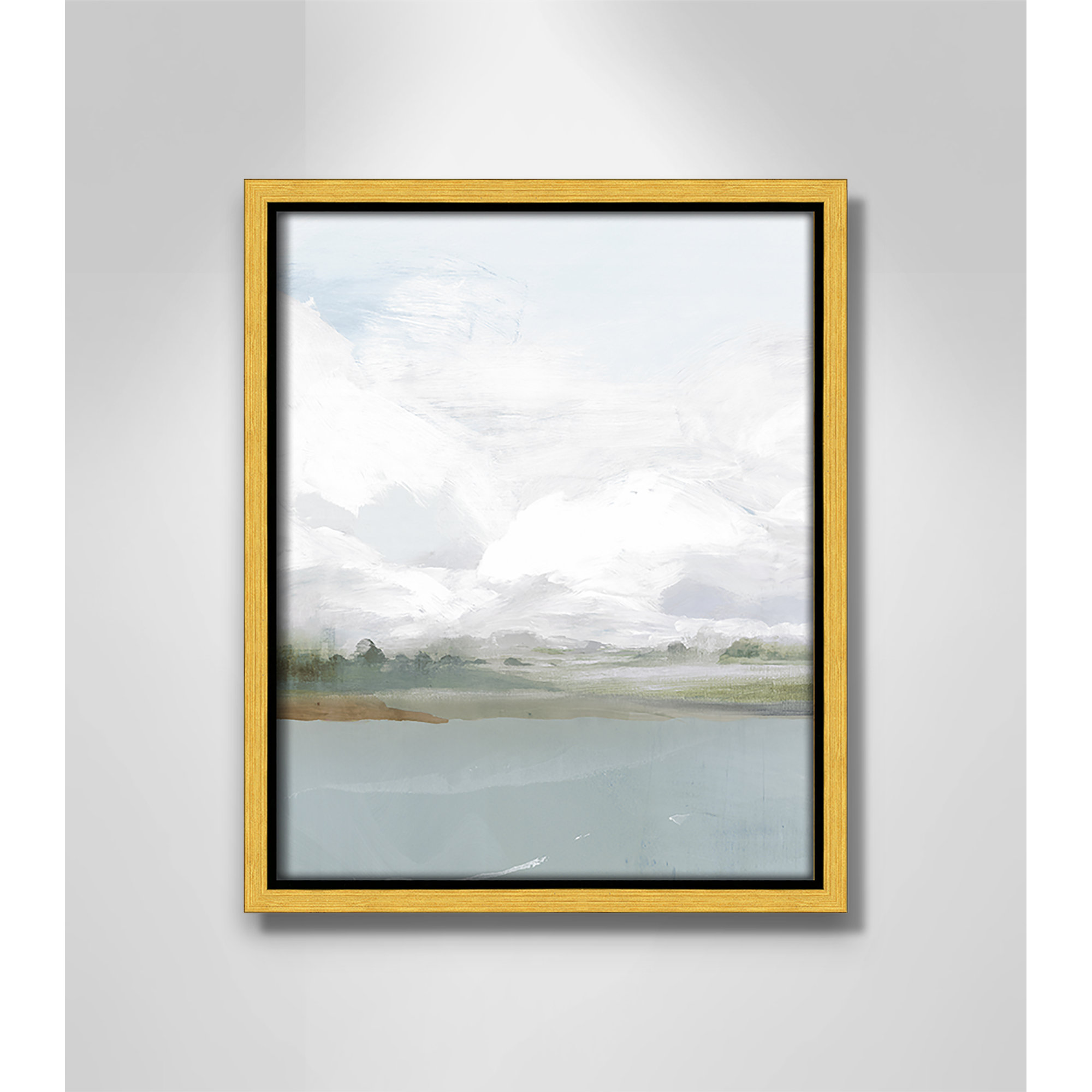 All Shore, Gold, 11.5" H x 9.5" W