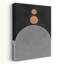 «Terracotta Circles And Arches», reproduction d'art murale contemporaine abstraite-1215375875