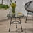 Grey And Tempered Glass Side Table With Chic Design Sleek Smooth