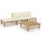 Kwan 4 Piece Patio Lounge Set with Cushions-1162029802