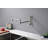 Modern Brass Wall Mount Folding Kitchen Pot Filler Faucet With Swing Arm | Gift Idea-122634012-122634010